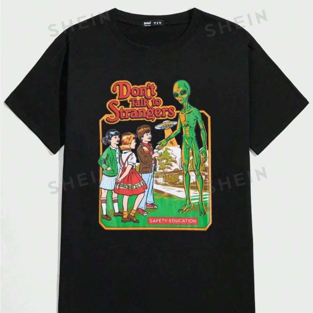 SHEIN Steven Rhodes Graphic Tee